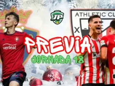 previa jornada 18 Osasuna - Athletic