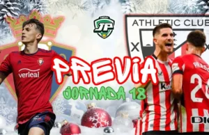 previa jornada 18 Osasuna - Athletic