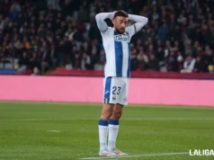 Munir, en un encuentro de Liga con el CD Leganés