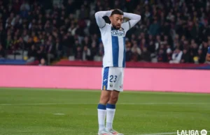 Munir, en un encuentro de Liga con el CD Leganés