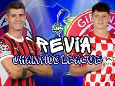 previa champions alineación probable Milan - Girona