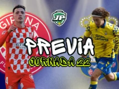 previa jornada 22 Girona - Las Palmas