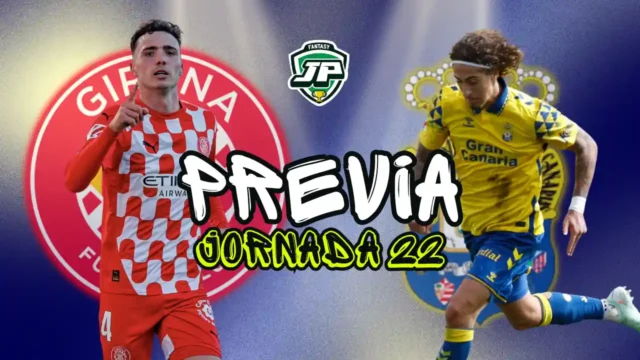 previa jornada 22 Girona - Las Palmas