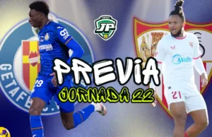 previa jornada 22 Getafe - Sevilla