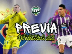 previa jornada 22 Villarreal - Valladolid