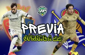 previa jornada 22 Osasuna - Real Sociedad
