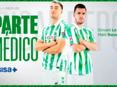 Parte médico Marc Roca y Lo Celso