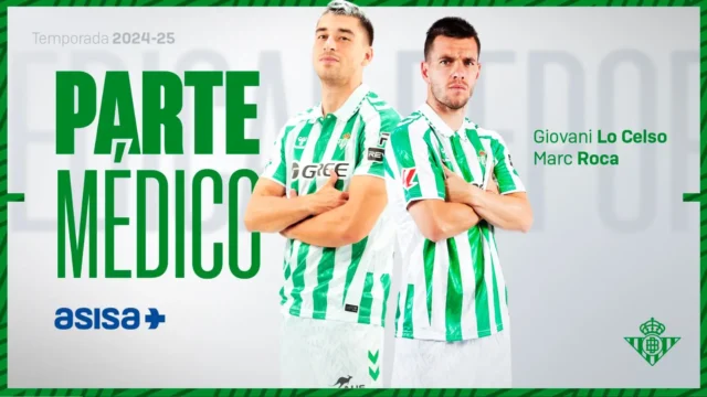 Parte médico Marc Roca y Lo Celso