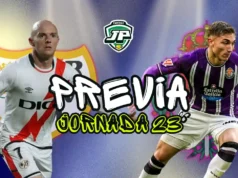 previa jornada 23 rayo - valladolid