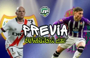previa jornada 23 rayo - valladolid