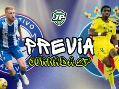 previa jornada 27 alavés - villarreal