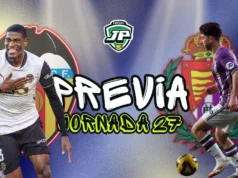 previa jornada 27 valencia - real valladolid