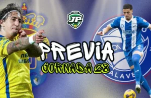 previa jornada 28 Las Palmas - Alavés