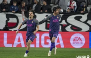 Aguado celebra un gol con la camiseta del RCD Espanyol
