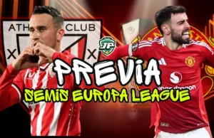 Alineación probable Athletic - Manchester United Europa League