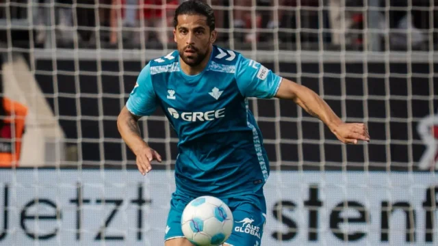Ricardo Rodríguez en un encuentro de Liga con el Real Betis