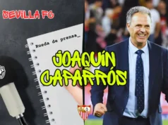 Rueda de Prensa Joaquín Caparrós Sevilla