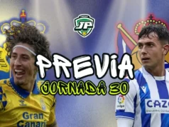 previa jornada 30 Las Palmas - Real Sociedad