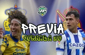 previa jornada 30 Las Palmas - Real Sociedad