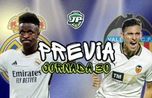 previa jornada 30 Real Madrid - Valencia