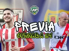 previa jornada 31 Athletic - Rayo Vallecano