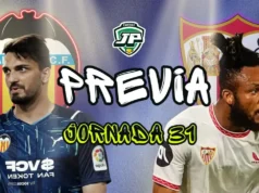 previa jornada 31 Valencia - Sevilla
