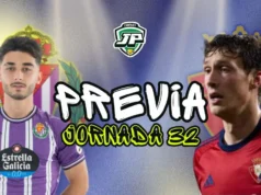 previa jornada 32 Real Valladolid - Osasuna