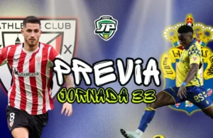 Alineaciones probables Athletic - Las Palmas. Previa fantasy jornada 33 LaLiga