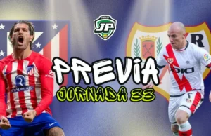 Alineaciones probables Atleti - Rayo. Previa fantasy jornada 33 LaLiga