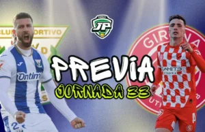 Alineaciones probables Leganés - Girona. Previa fantasy jornada 33 LaLiga
