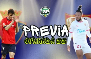 Alineaciones probables Osasuna - Sevilla. Previa fantasy jornada 33 LaLiga