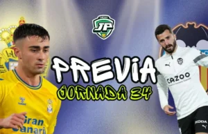 previa jornada 34 Las Palmas - Valencia