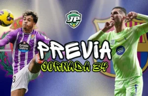 previa jornada 34 Real Valladolid - Barça