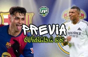 previa jornada 35 Barça - Real Madrid