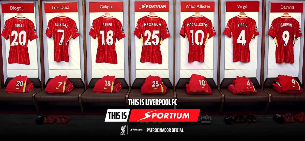 Sportium, nuevo patrocinador oficial del Liverpool FC