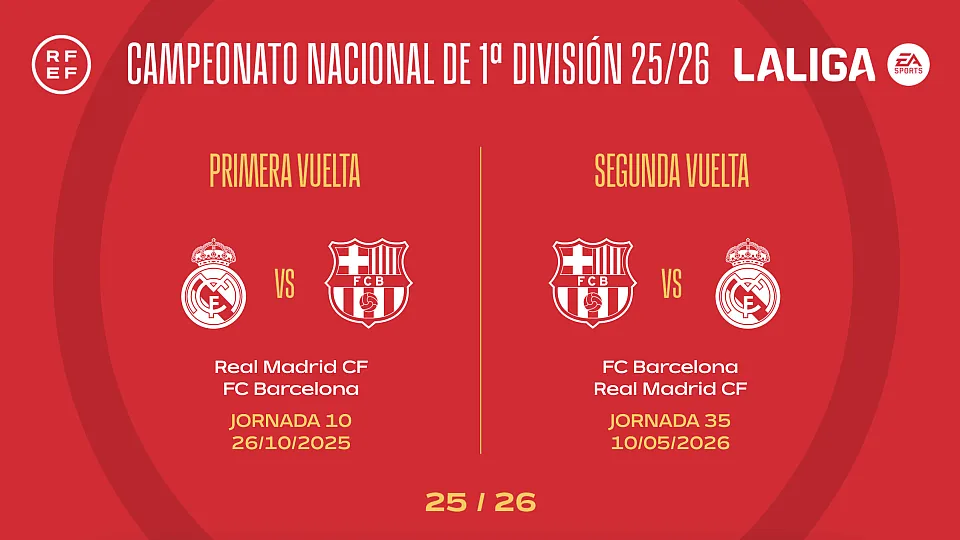 El Clasico fechas 2025-2026