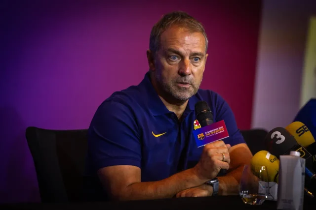 Hansi Flick FC Barcelona Hansi Flick FC Barcelona rueda de prensa