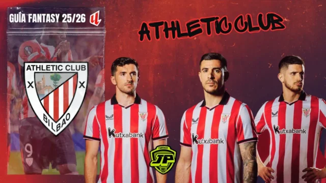 Athletic Club Portada Guía Fantasy 25 26 Guía Fantasy Athletic Club LaLiga 25-26