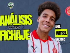 Witsel refuerza el centro del campo del Girona, ¿será titular? Axel Witsel análisis fantasy