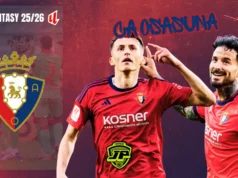 Guía Fantasy Osasuna 25 26