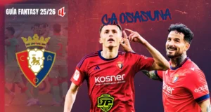 Guía Fantasy Osasuna 25 26