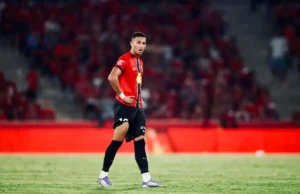 Mateo Joseph, en su debut en Liga con el Mallorca