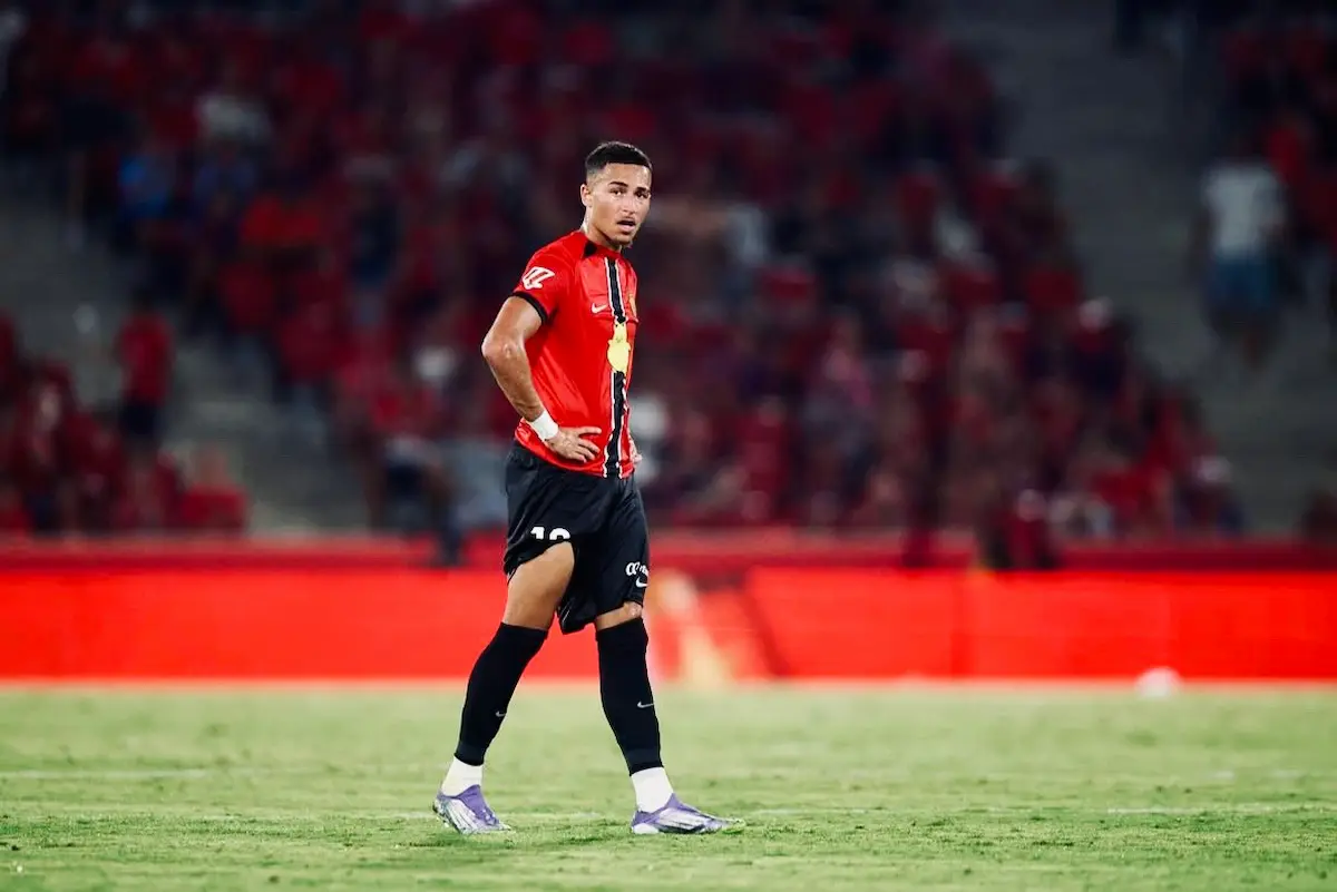 Mateo Joseph, en su debut en Liga con el Mallorca