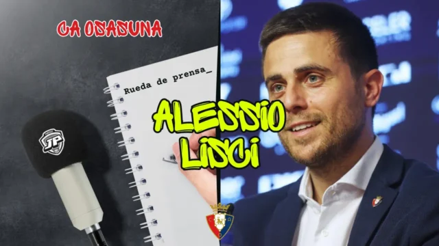 Rueda de Prensa Alessio Lisci Osasuna Rueda de Prensa Alessio Lisci Osasuna