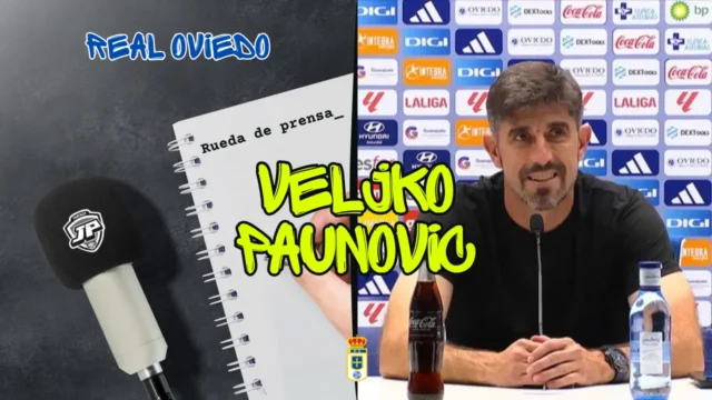 Rueda de Prensa Paunovic Oviedo Rueda de Prensa Paunovic Oviedo