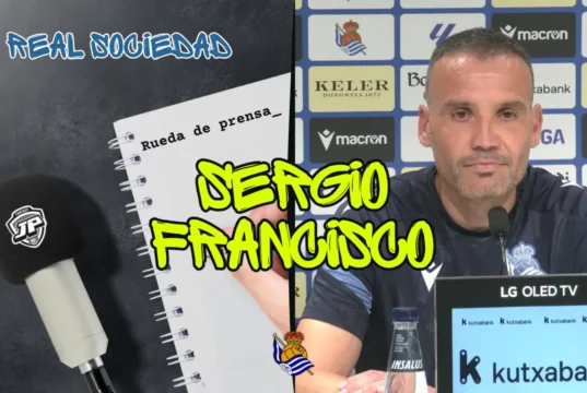Sergio Francisco Rueda de Prensa Real Sociedad