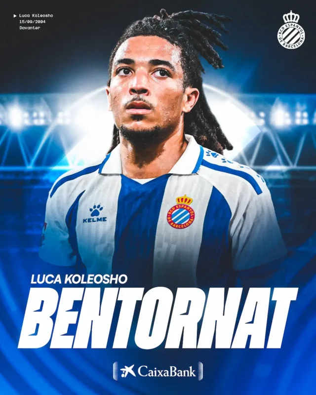 Luca Koleosho anuncio espanyol Luca Koleosho anuncio espanyol