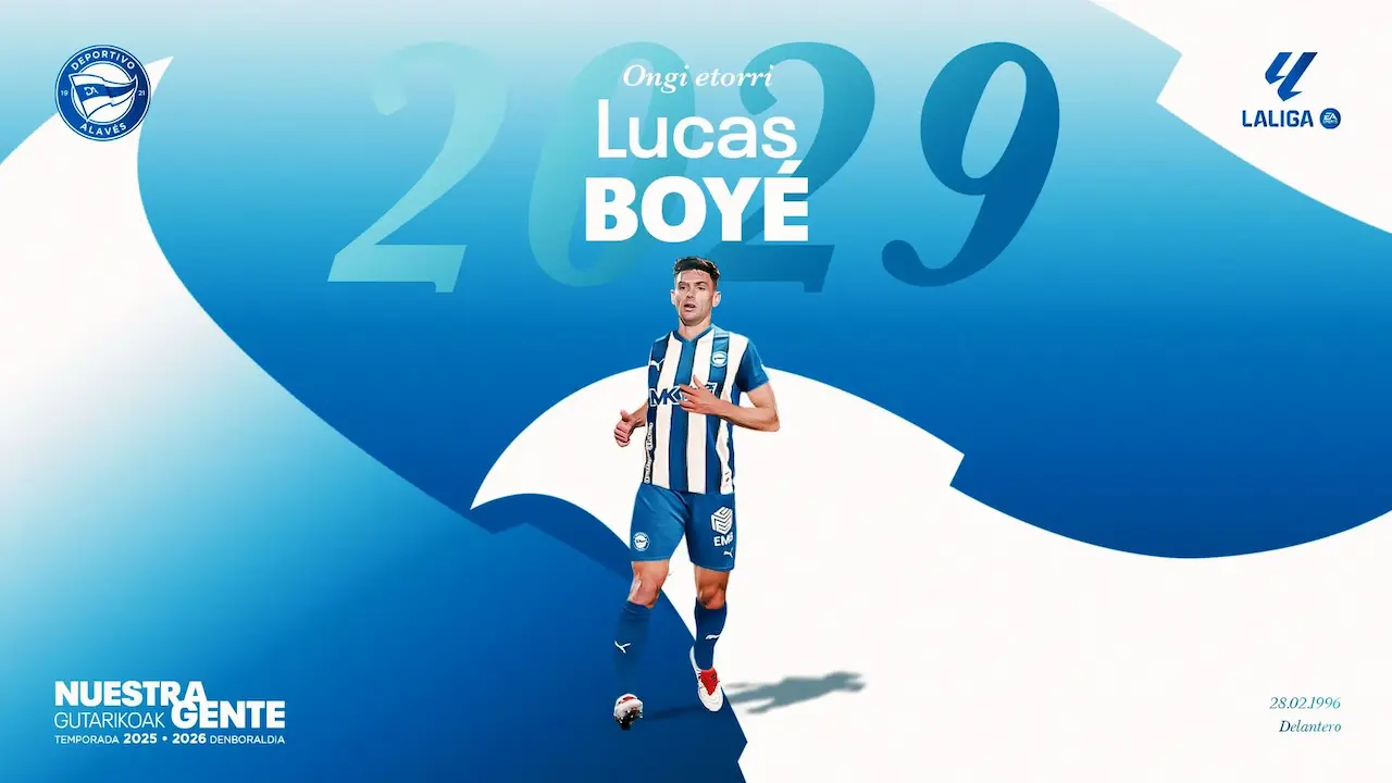 Lucas Boyé Alavés anuncio