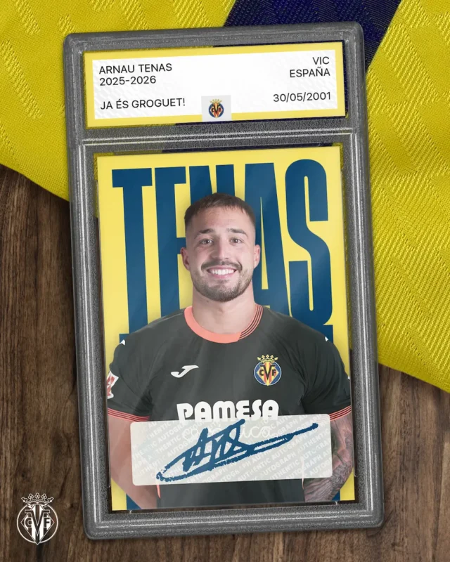 Arnau Tenas Villarreal anuncio Arnau Tenas Villarreal anuncio