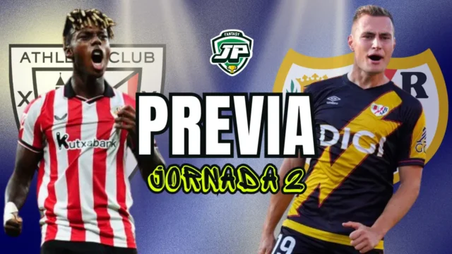 previa jornada 2 Athletic - Rayo Athletic Rayo Vallecano 25 26